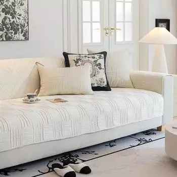 Современный бархатный чехол для дивана, съемные чехлы для дивана для гостиной, подкладка для дивана для детей, домашних животных, нескользящие чехлы для дивана, защита мебели 70x70