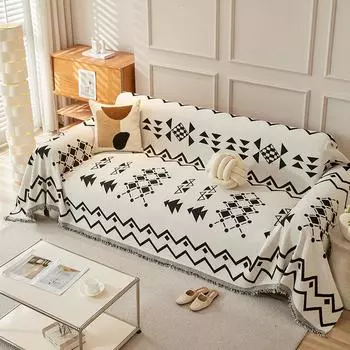 Современный чехол для дивана из шенилла на весь сезон, универсальный простой дизайн, двухсторонний чехол для дивана с защитой от кошек для домашнего декора 180x130