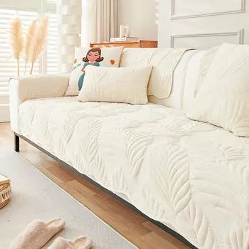 Современный чехол для дивана из синели для декора гостиной, диванная подушка для домашних животных, собаки, детский коврик, защитный чехол для дивана, мягкое утолщенное полотенце для дивана 70x70cm 1pc