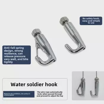 Современный декоративный проволочный трос в китайском стиле с самоблокирующимся металлическим крюком