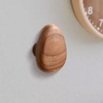 Современный деревянный настенный крючок для курток и сумочек 6.4x4.6x3cm_Triangle