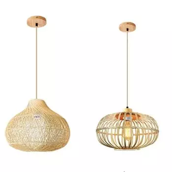 Современный деревянный подвесной светильник E27, простой одноламповый светильник для спальни, гостиной, столовой, бара, подвесной линейный светильник No light bulb