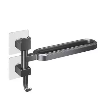 Современный дизайн держатель для полотенец без пробивания легкая установка прочный водонепроницаемый нержавеющий для различных стилей ежедневного использования 1