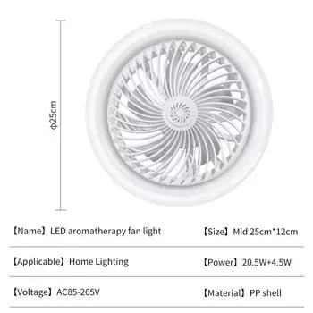 Современный дизайн E27 винтовой вентиляторный светильник простой практичный многофункциональный подвесной светильник для помещений с дистанционным управлением умный вентиляторный светильник