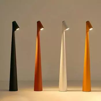 Современный дизайн настольной лампы, украшенной в отеле, простая светодиодная настольная лампа с регулируемой яркостью, перезаряжаемая, для чтения, гостиной, спальни, светильник