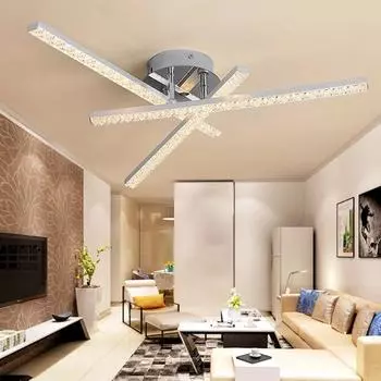 Современный дизайн потолочной люстры для спальни, внутреннее освещение, трехцветный минималистский потолочный светильник для дома, гостиной, декоративное освещение Tricolor