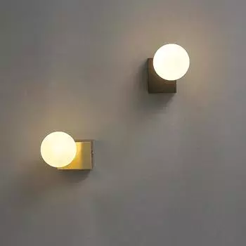 Современный длинный светодиодный настенный светильник для фойе, спальни, бра, прохода, столовой, освещение, прозрачное белое стекло, золото, черный, железный настенный светильник