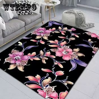 Современный домашний ковер для украшения гостиной, моющийся напольный коврик для гостиной, большие коврики для кабинета, спальни, прикроватные нескользящие ковры 40*60cm