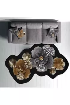 Современный домашний ковер с 3D-печатью, декоративный специальный дизайн, моющийся, нескользящий, устойчивый к пятнам мягкий коврик для спальни, гостиной