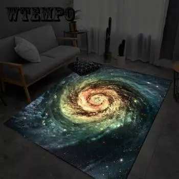Современный домашний коврик 3D печатные коврики Galaxy Space большие ковры для гостиной спальни Tatam 80cm*160cm