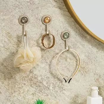 Современный гладкий край для хранения, расширяющийся небольшой крючок за стеной, дверью, вешалка для полотенец для домашней организации 4pcs