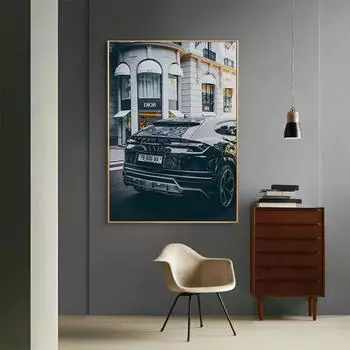 Современный городской уличный пейзаж, холст, картина, настенное искусство, плакаты на скандинавскую тему и принты, настенные панно для гостиной, домашнего офиса, декор 21cm30cm NoFrame