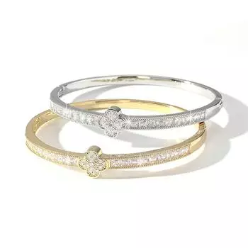 Современный и атмосферный браслет с инкрустацией цирконием, популярный браслет в Интернете, модные украшения в Instagram 17CM