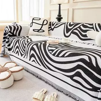 Современный и минимализм, универсальное полотенце для дивана Four Seasons из синели с волнами, универсальный универсальный чехол для дивана, ткань 180*130cm