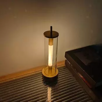 Современный IP54 водонепроницаемый сенсорный аккумуляторный ночник прикроватный кемпинговый портативный беспроводной перезаряжаемый светодиодный небольшой настольный светильник для ресторана