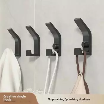 Современный космический алюминиевый одинарный крючок для кухни/ванной комнаты