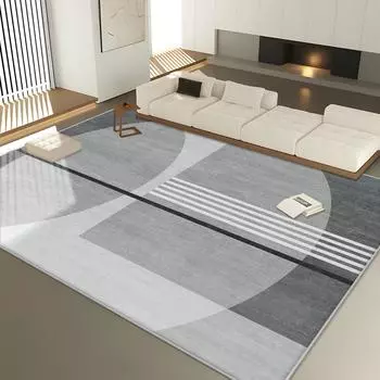 Современный ковер для гостиной, легкий, роскошный, простой, с силиконовой подошвой, кристально-бархатный ковер для кабинета, спальни, чайного столика, ковер для гостиной 140*200cm