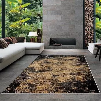 Современный ковер для гостиной с нескользящим основанием, который необходимо распечатать с помощью цветной цифровой печати с рисунком.