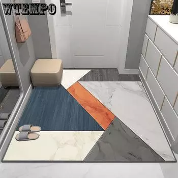 Современный ковер для входа, утолщенный, моющийся, ковер для гостиной, спальни, напольный коврик, коврик для ног 40*60cm