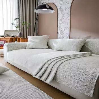 Современный коврик для диванной подушки, защитные чехлы для диванов, толстое полотенце для стула, мягкий чехол для дивана из синели для домашнего декора для гостиной 70x70