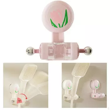 Современный кронштейн для крепления душевой лейки для домашней ванной комнаты розовый