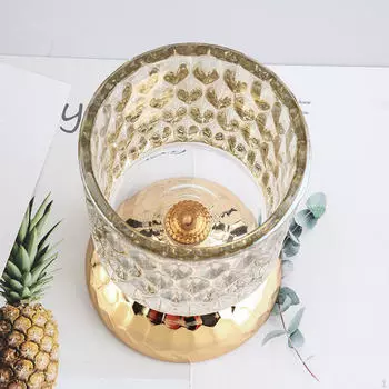 Современный кубок стеклянная ваза держатель для цветов орнамент рабочего стола для домашнего декора