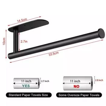 Современный кухонный держатель для рулонов бумажных полотенец из нержавеющей стали, не требующий сверления, настенный держатель для туалетной бумаги, домашний декор серебряный