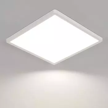 Современный квадратный светодиодный компактный потолочный светильник для ванной комнаты, спальни, балкона, коридора, естественного света 5000К Диаметр 30 см