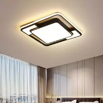 Современный квадратный светодиодный потолочный светильник Простой дизайн Потолочный светильник Спальня Столовая Гостиная Кухня