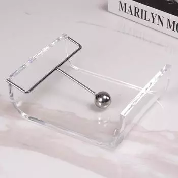 Современный легкий роскошный акриловый держатель для салфеток с фиксированной точкой для гостиничного номера ресторана настольная стойка для хранения салфеток украшения высокого класса