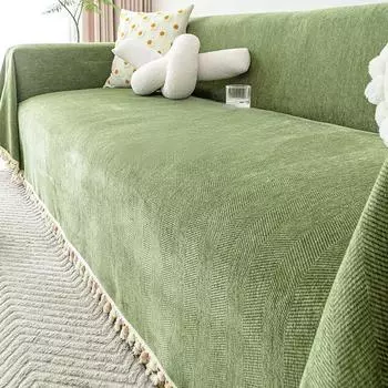 Современный минималистичный чехол для дивана из синели с узором «елочка», ткань для четырех сезонов, универсальное полотенце для дивана, полностью покрытый чехол для дивана, чехол для дивана 180*130