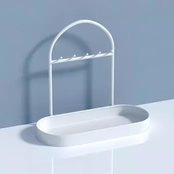 Современный минималистичный органайзер для хранения ключей Элегантная прихожая полка для домашнего декора Key Holder A White