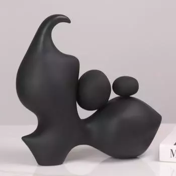 Современный минималистский абстрактный геометрический орнамент из смолы Модель комнаты Офис продаж Bogu Стойка для прихожей Интерьер Мягкое украшение Искусство