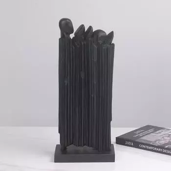 Современный минималистский абстрактный рисунок скульптура модель отеля гостиная настольное искусство украшения легкие роскошные мягкие украшения