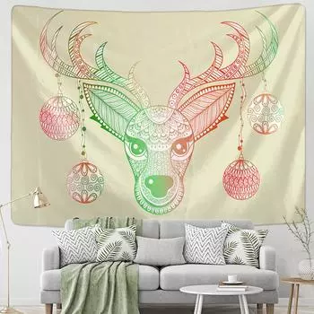 Современный минималистский гобелен с принтом для спальни, украшение для дома, дивана, ковер, украшение в стиле хиппи, гобелен 100x75cm