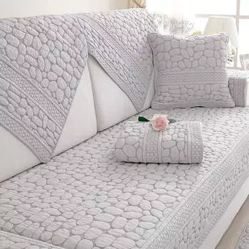 Современный минималистский нескользящий чехол для дивана из хлопковой ткани с 3D-графикой, наволочка для подлокотника дивана, полотенце для стирки, подушка для дома 70x70cm 1pcs