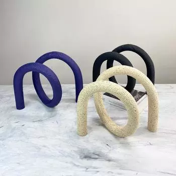 Современный минималистский скандинавский минималистский геометрический пескоструйный узелковый орнамент модель дома офис продаж кабинет гостиная мягкие украшения