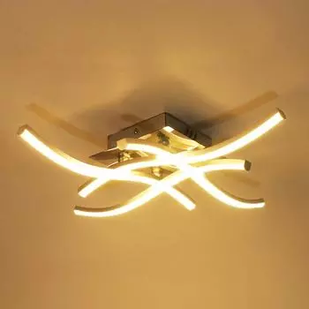 Современный минималистский светодиодный светильник для гостиной, спальни, креативный светильник для столовой, коридоров, балконов, потолочного светильника, люстры Warm White