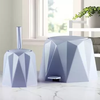 Современный набор для чистки ванной комнаты из 2 предметов
