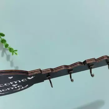 Современный настенный крючок для хранения вещей, креативная подвесная стойка для хранения ключей, деревянная рамка для одежды Style-B