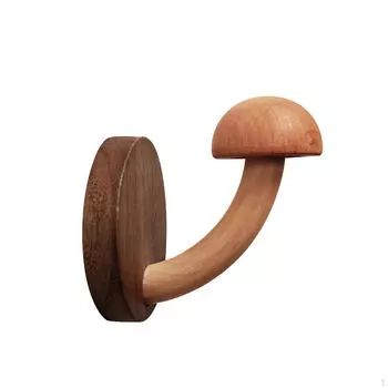 Современный настенный крючок для подвешивания пальто, шапок и сумок на кухне или в ванной комнате. Wood Color