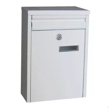 Современный настенный почтовый ящик для дома или офиса белый