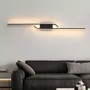 Современный настенный светильник LED Line 60/80/100CM Декоративное освещение для гостиной, спальни, прихожей, интерьера, бра Cool white