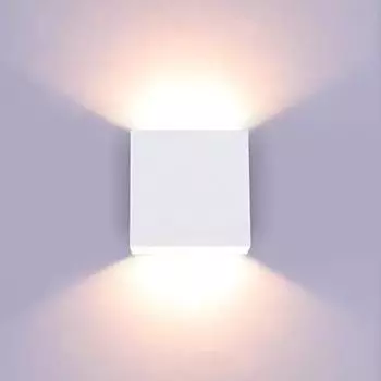 Современный настенный светильник с регулировкой яркости 10 Вт, проводной, настенный светильник, крепление вниз, для помещений, мини-металлический настенный светильник для гостиной United States