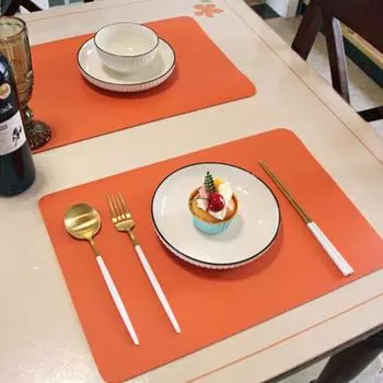 Современный нескользящий теплоизоляционный маслостойкий коврик для мытья в посудомоечной машине, обеденный коврик, ресторанные принадлежности, подставка для столовых приборов зелёный