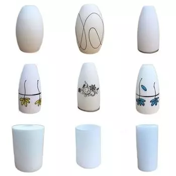 Современный открывающийся D4.2cm Fitter Белый стеклянный абажур сменный яичный барабан абажур крышка осветительного прибора аксессуар для ламп E27