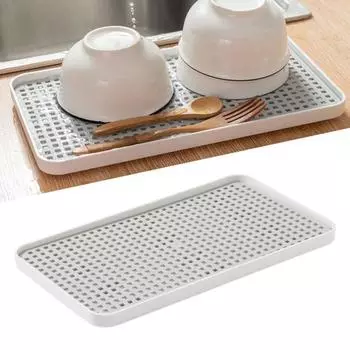 Современный поднос для овощей и фруктов, многофункциональная многофункциональная самоосушающаяся кухонная сушилка A белый
