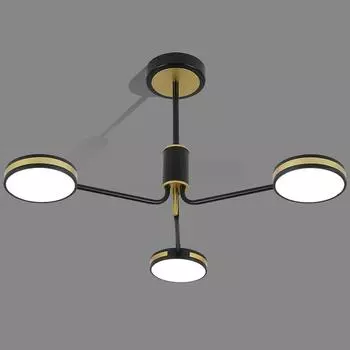 Современный подвесной светильник для столовой, светодиодный потолочный светильник, светодиодный современный круглый подвесной светильник с 3 кольцами для гостиной, столовой, спальни