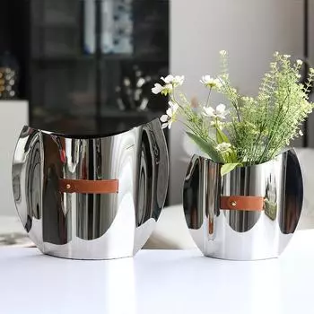 Современный пояс, Металлическая цветочная утварь, B&B, Модельная комната класса люкс, Офис продаж, Гостиная, Столовая, Украшения для ваз, Мягкие украшения