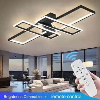 Современный потолочный светильник СИД с освещением черноты дистанционного управления крытым умным